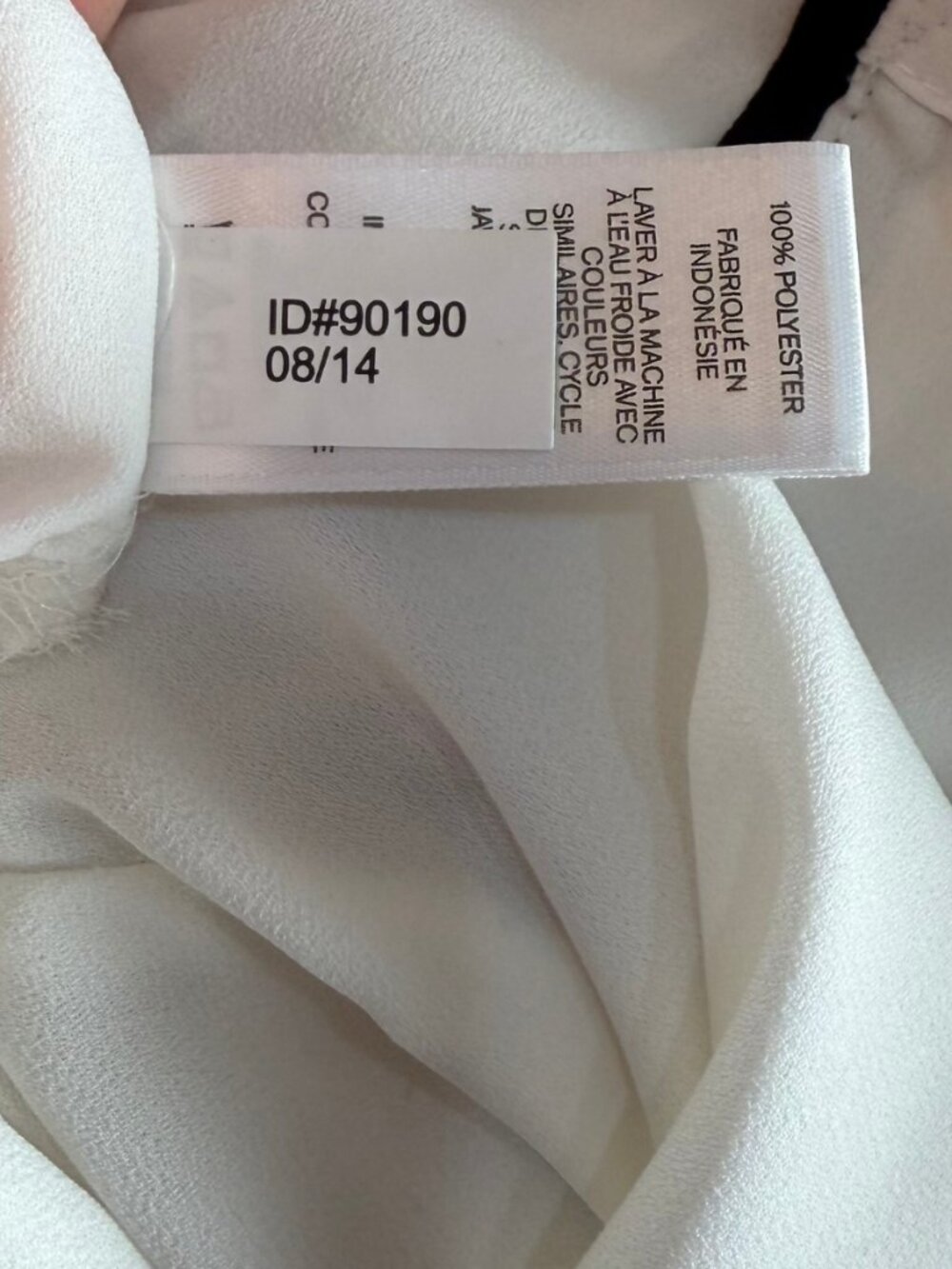 Medium - Express Portofino Shirt - White with Black Trim - VGC - Picture 3 of 7